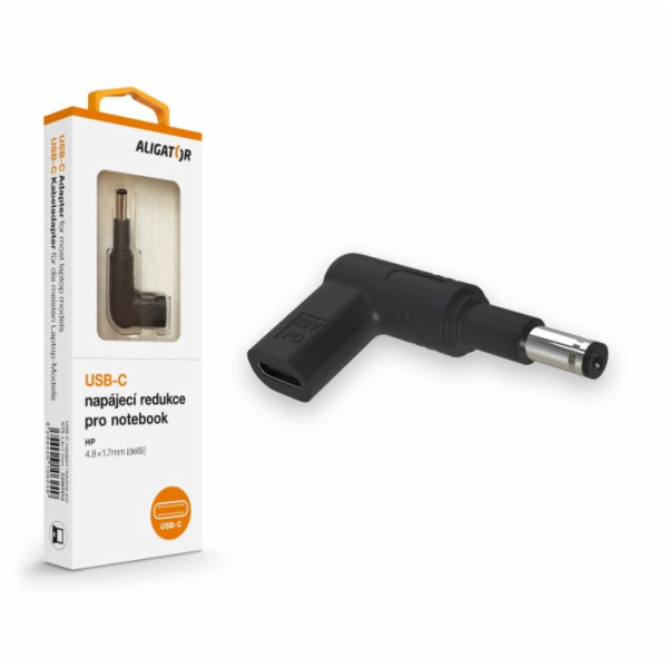 Aligator USB-C napájecí redukce 4,8 x 1,7 mm (prodloužená...