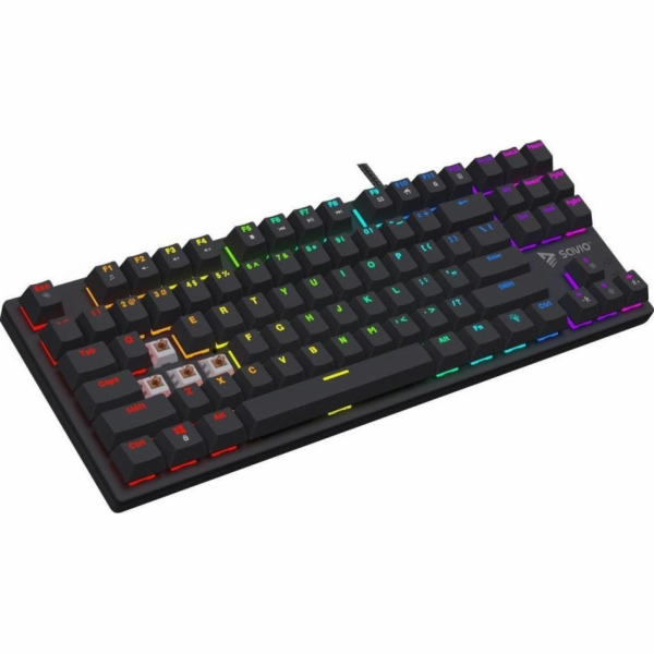 Mechanická klávesnice Savio Tempest x2 RGB, Outemu BLUE