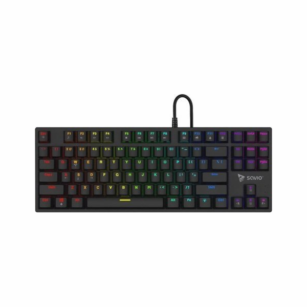 Mechanická klávesnice Savio Tempest x2 RGB, Outemu BLUE