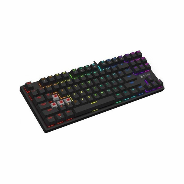 Mechanická klávesnice Savio Tempest x2 RGB, Outemu RED