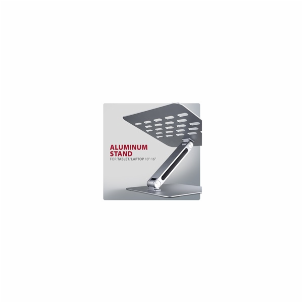 AXAGON STND-LQ, hliníkový HQ stojan pro notebooky 10" - 1...