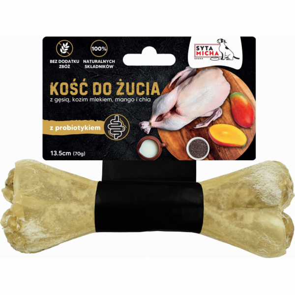 SYTA MICHA Žvýkací kost s probiotikem - pochoutka pro psy...