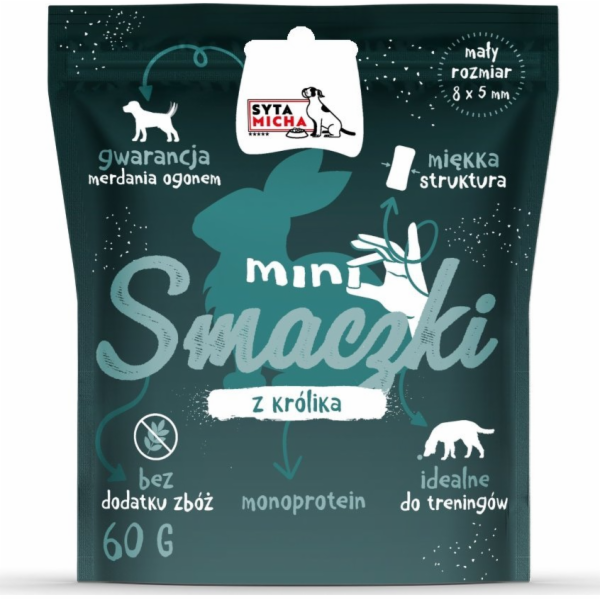 SYTA MICHA Mini pamlsky s králíkem - pochoutka pro psy - ...