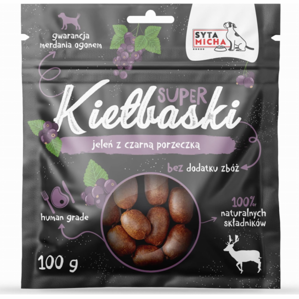 SYTA MICHA Super párky s jelenem a černým rybízem - pocho...