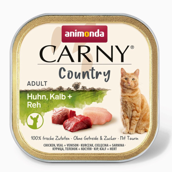 ANIMONDA Carny Country kuře, telecí + jikry - mokré krmiv...