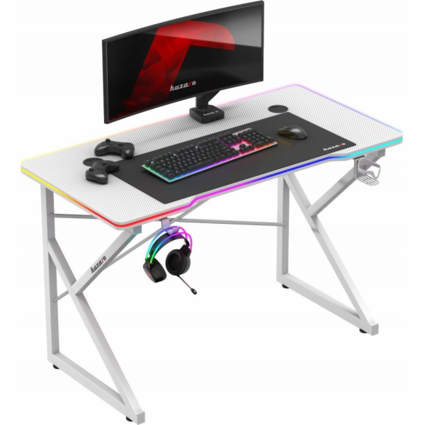 Huzaro Hero 1.7 RGB White - herní stůl