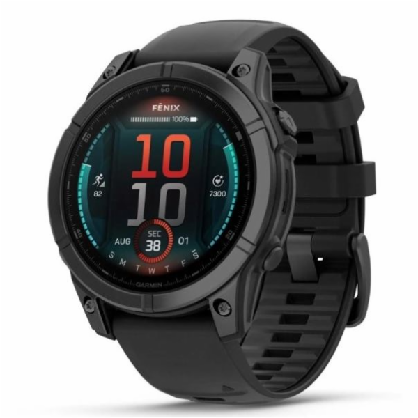 Garmin Fenix E stainless Steel slate grey