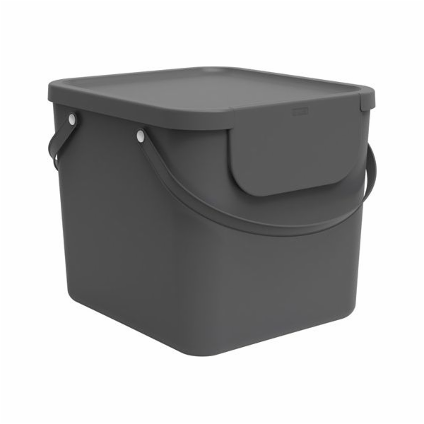ROTHO Albula Anthracite - kontejner na třídění odpadu - 40l