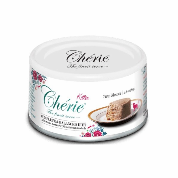 CHERIE Kitten Tuna mousse - mokré krmivo pro kočky - 80g