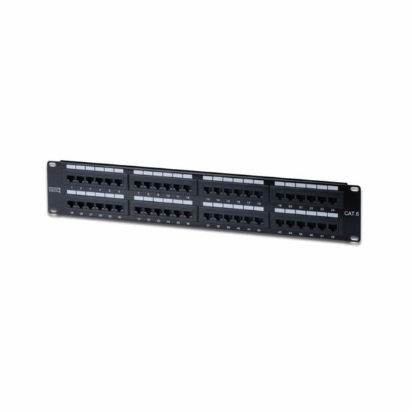 Digitus DN-91648U Digitus CAT 6 patch panel, nestíněný, 4...