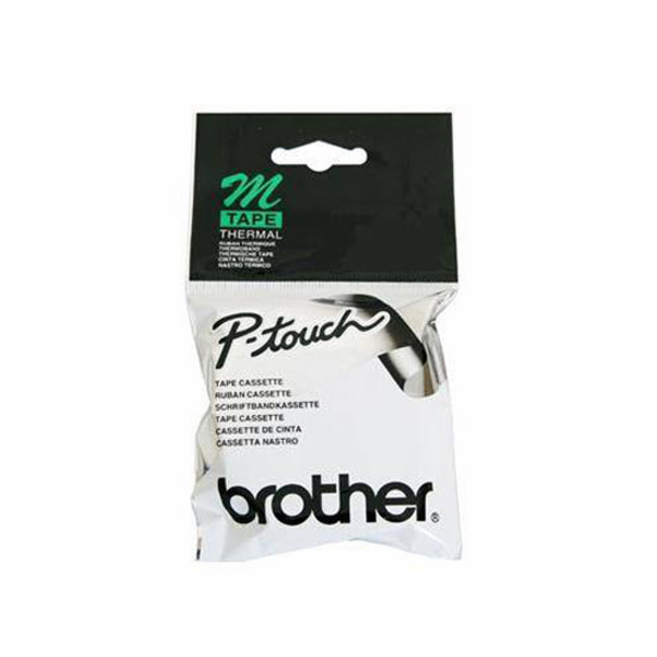 Brother - M-K231BZ, bílá/černá (12mm, nelaminovaná)