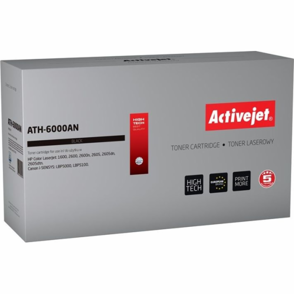 Activejet ATH-6000AN toner for HP printer; HP 124A Q6000A...