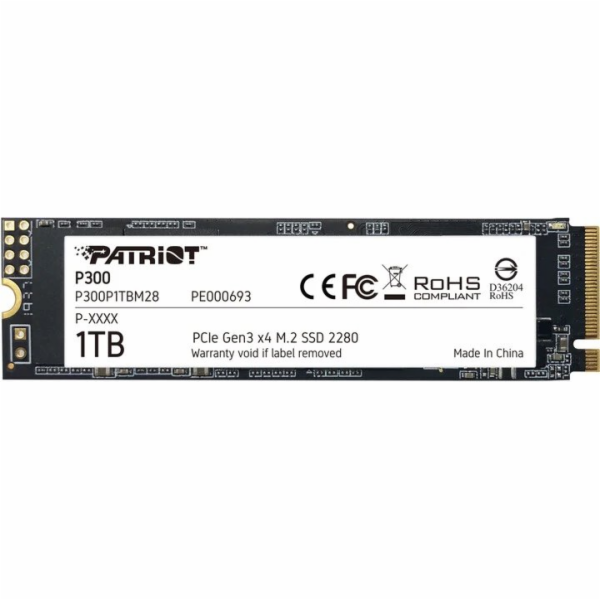 Patriot P300 1TB, P300P1TBM28 PATRIOT P300 1TB SSD / Inte...