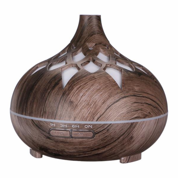 SIXTOL Aroma difuzer Palm šedé dřevo 500ml SIXTOL