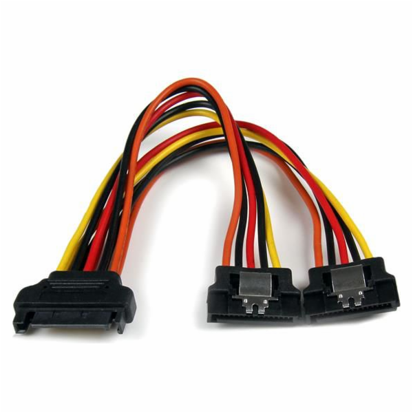 StarTech SATA 15-pin - SATA 15-pin x2, 0,15 m, vícebarevn...