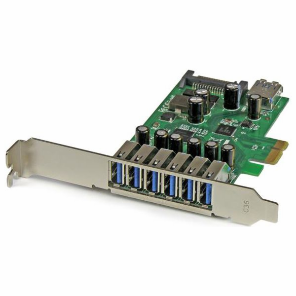 StarTech PCIe 2.0 x1 řadič – 7x USB 3.0 (PEXUSB3S7)