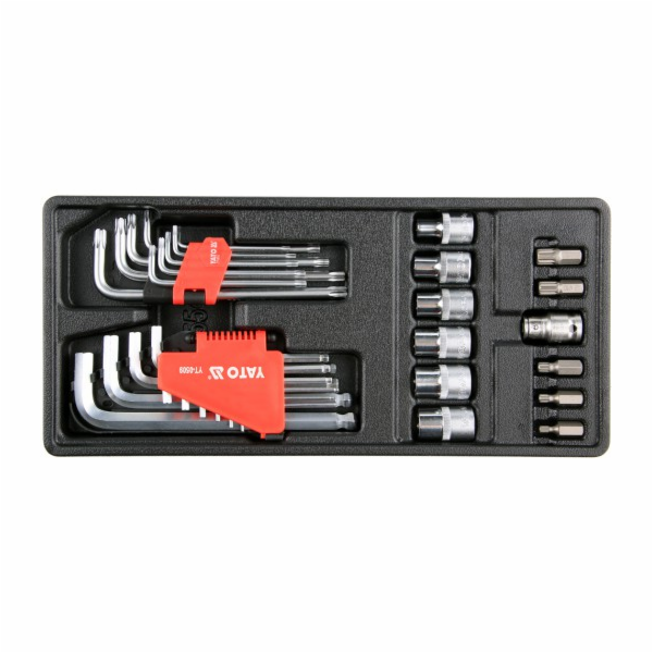 Vložka Yato Tool s příslušenstvím 31 ks. (YT-55451)