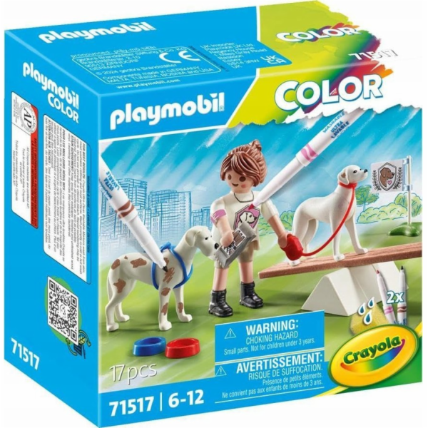 PLAYMOBIL 71517 Barevný výcvik psů, stavebnice
