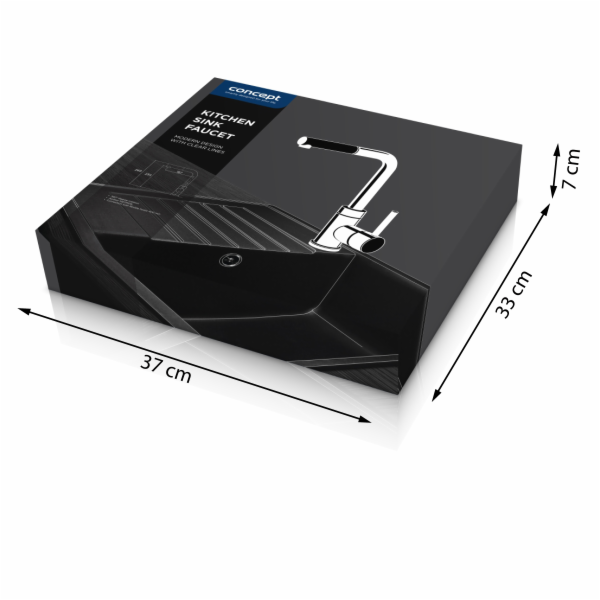 CONCEPT Dřezová baterie se sprchou BDG4527dg TMAVĚ ŠEDÁ