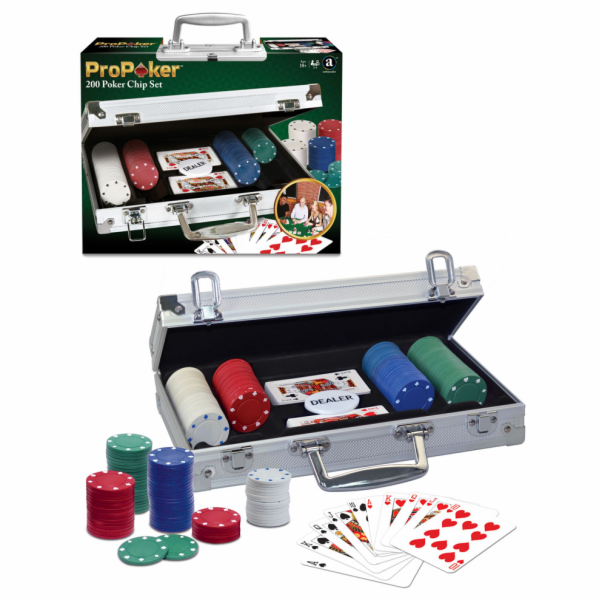 Pokerová sada ProPoker 200 - společenská hra pro dospělé
