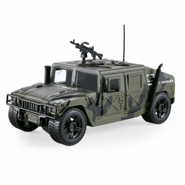 CITY SERVICE CAR - 1:16 Vojenské obrněné vozidlo tmavé ma...