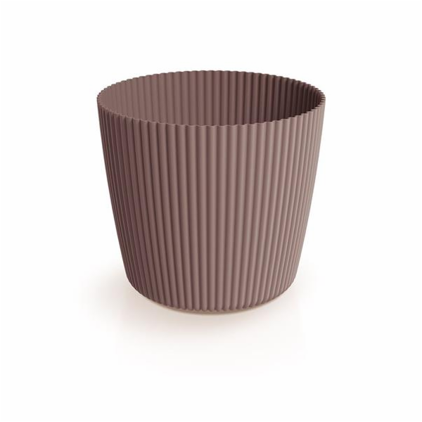 Květináč Prosperplast MILLY ROUND marsala 23,6 cm 