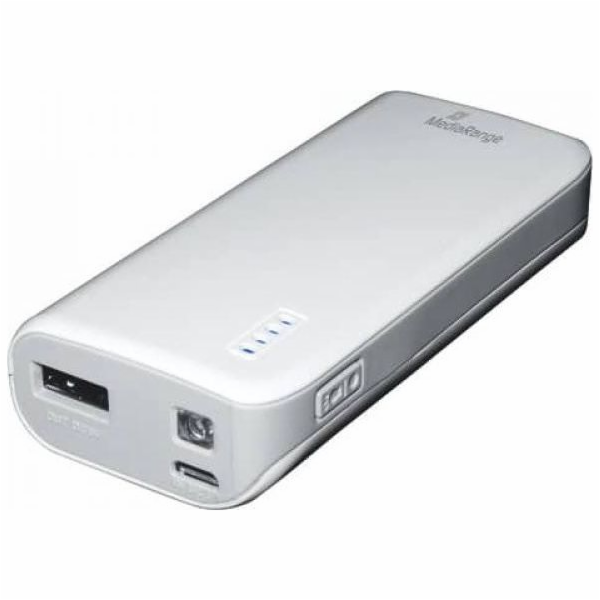 Powerbanka MediaRange Reviva 5200mAh bílá