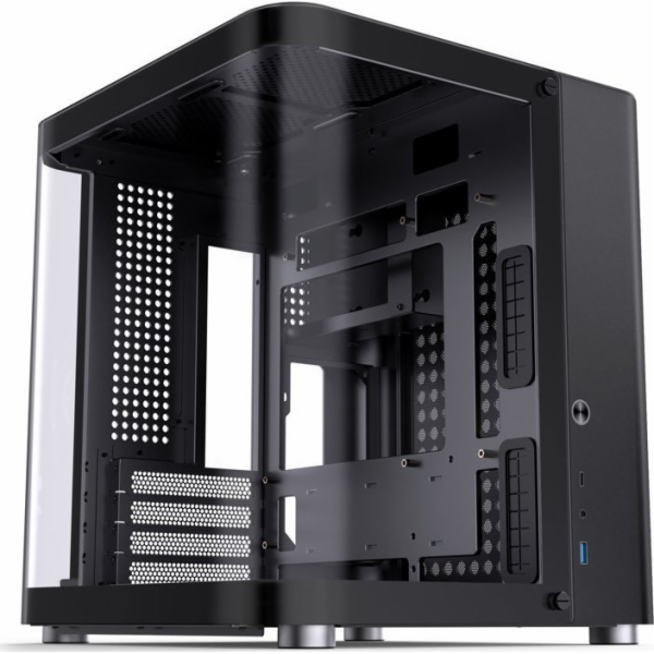 Tvrzené sklo Jonsbo TK-1 2.0 Micro-ATX Case – černé