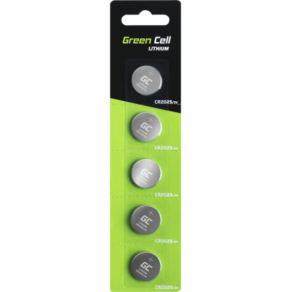 Green Cell Blister 10x Lithium Battery CR2025 3V 160mAh B...