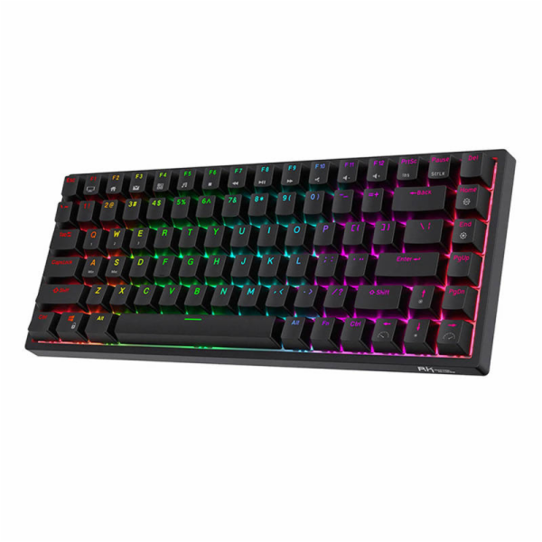 Bezdrátová mechanická klávesnice Royal Kludge RK84 RGB, č...