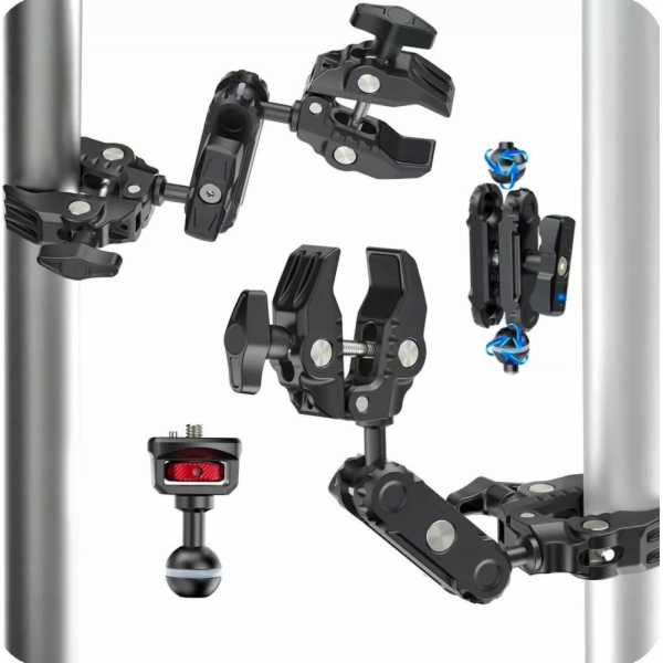 Ulanzi Mounting Holder Vice Magic Arm 2x Clip Clamp + 3d ...