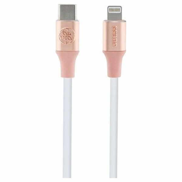 Kabel USB s logem Guess  Ebossed – kabel USB-C na Lightni...