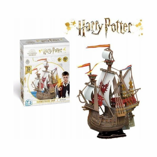 Harry Potter  - 3D puzzle 207 dílků v ozdobné krabici (Du...