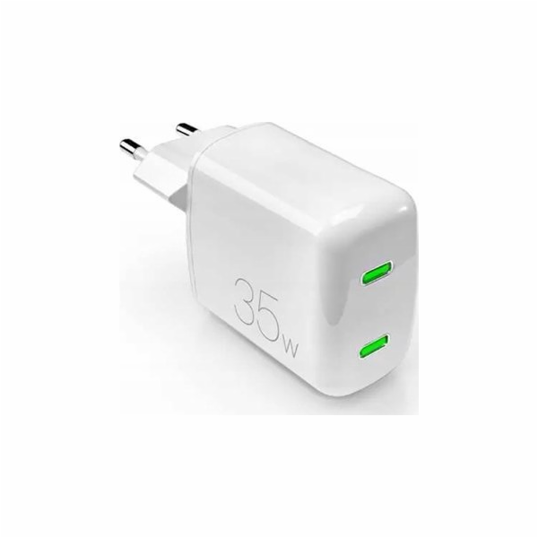 Puro  MiniPro nástěnná nabíječka GaN - 2 x USB-C 35W PD n...
