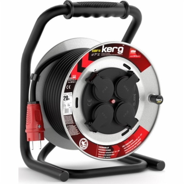 Kerg PRODLOUŽENÍ BUBNU KERG 3G2.5 20M ČERNÁ H05RRF PL EPR...