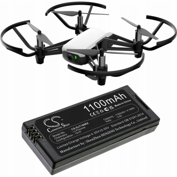 Cameron Sino dobíjecí baterie typu T01 T-01 pro DJI Tello...