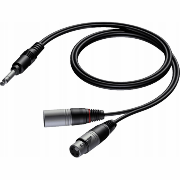 Kabel Procab  CAB709/3 6,3 mm Jack samec stereo - XLR sam...