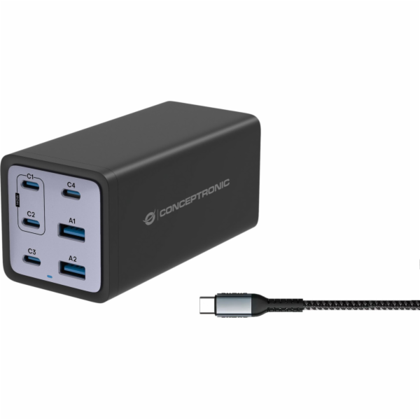 Conceptronická nabíječka CONCEPTRONIC Ladegerät 6Port 200...