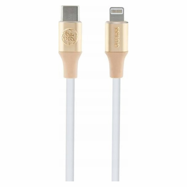 Kabel USB s logem Guess  Ebossed – kabel USB-C na Lightni...