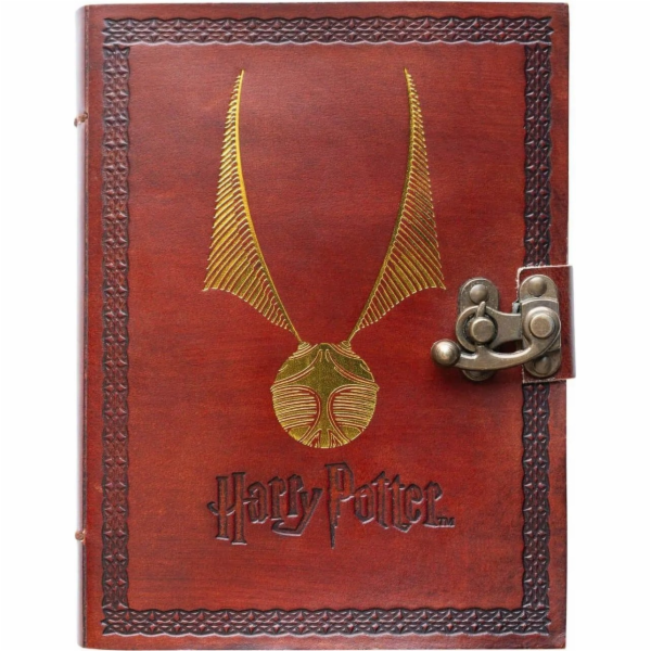Harry Potter  - Kožený zápisník 13,5x18 cm (hnědý)