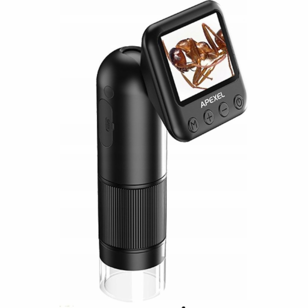 Digitální mikroskop Apexel Microscope 20-100x + LCD obraz...