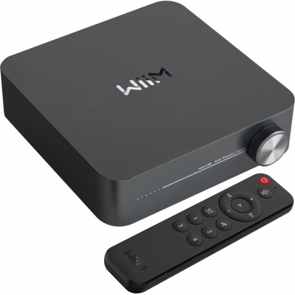 WiiM Amp - Audio streamer se zesilovačem - tmavě šedá