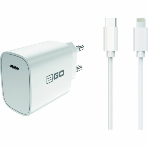 2GO nabíječka Ladegerät 20W 1x USB-C vč. USB-C auf lightn...