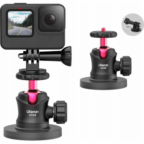 Magnetický držák přísavky Ulanzi + 3D kulová hlava pro fo...