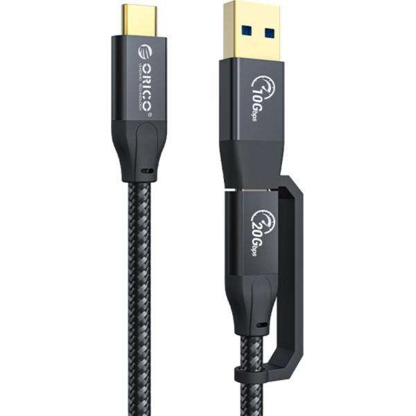 Orico USB kabel Orico USB-C + USB-A kabel, 20 Gbps, 4K, 1...