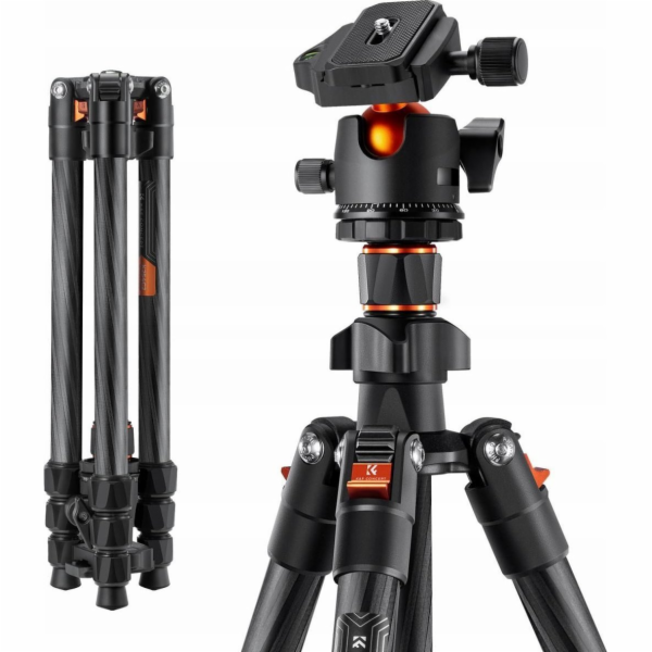 Kf Stativ Ultralehký K&f Carbon Fiber Stativ 162cm 8kg Pr...