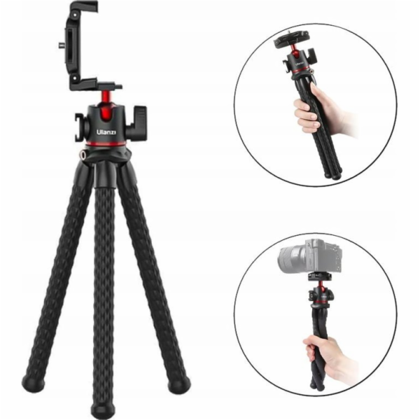 Ulanzi Flexibilní stativ Flexibilní držák hlavy Fotoapará...