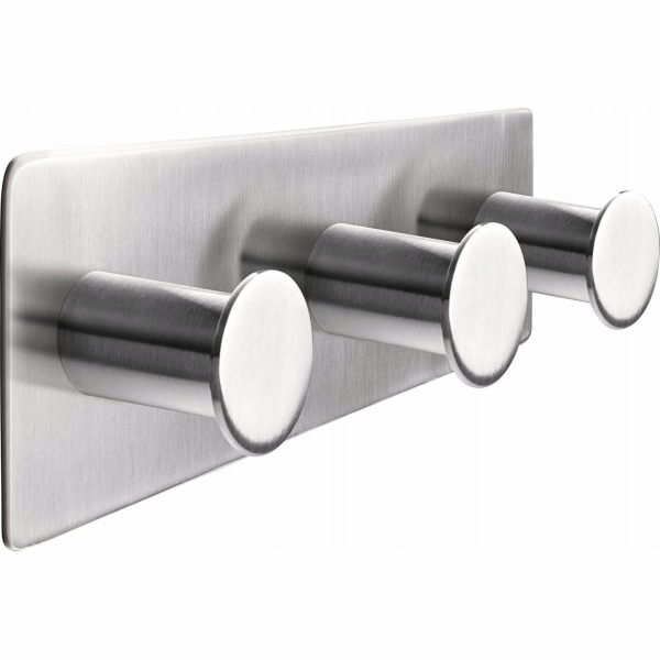 Tesa  Powerbutton Classic Hakenleiste edelstahl