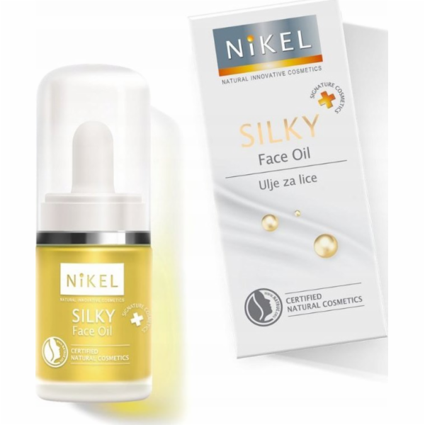 NIKEL, SILKY, Slaměnkový pleťový olej, lahvička 15 ml
