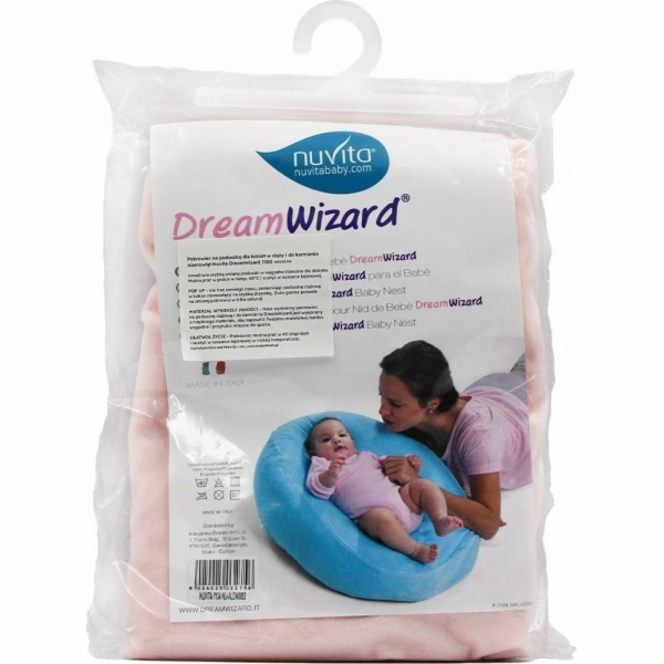 Nuvita , povlak na polštářek na krmení DreamWizard, růžový